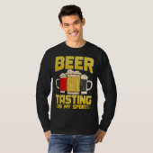 Beer Taster Beergetarioan Enthusiast Crafter Pub T-Shirt (Vorne ganz)