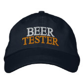 Beer Tester Bestickte Baseballkappe (Vorderseite)