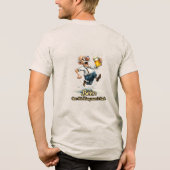 Beer Thinking Man’s Fuel Funny Cartoon Tee (Rückseite)