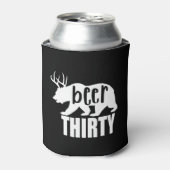 Beer Thirty Can Cooler/Koozie | Blockbuchstabe Dosenkühler (Kanne Vorderseite)