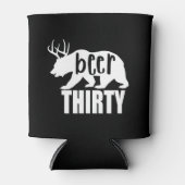 Beer Thirty Can Cooler/Koozie | Blockbuchstabe Dosenkühler (Vorderseite)