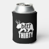Beer Thirty Can Cooler/Koozie | Blockbuchstabe Dosenkühler (Kanne Rückseite)