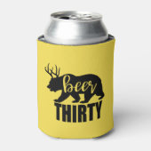 Beer Thirty Can Cooler/Koozie | Kursiv Dosenkühler (Kanne Vorderseite)