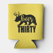 Beer Thirty Can Cooler/Koozie | Kursiv Dosenkühler (Vorderseite)