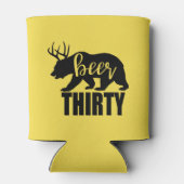 Beer Thirty Can Cooler/Koozie | Kursiv Dosenkühler (Rückseite)