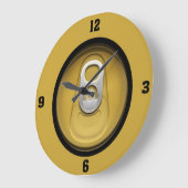 Beer Thirty Große Wanduhr (Winkel)