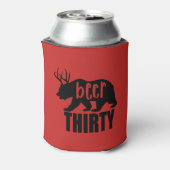 Beer Thirty Koozie/Can Cooler | Blockbuchstabe Dosenkühler (Kanne Rückseite)