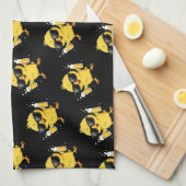 Beer Time Madafakas Funny Meme Duck Rodelbahn mit Geschirrtuch (Viertel Falte)