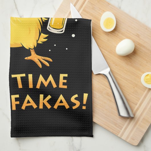 Beer Time Madafakas Funny Meme Duck Rodelbahn mit Geschirrtuch (Viertel Falte)