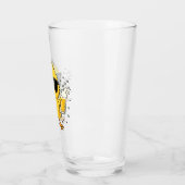 Beer Time Madafakas Funny Meme Duck Rodelbahn mit Glas (Links)
