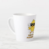 Beer Time Madafakas Funny Meme Duck Rodelbahn mit  Milchtasse (Linke Ecke)