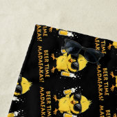 Beer Time Madafakas Funny Meme Duck Rodelbahn mit  Strandtuch (Beispiel)