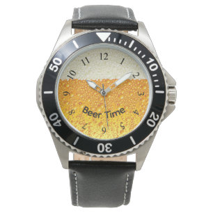 Beer Time Men Watch Armbanduhr