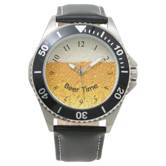 Beer Time Men Watch Armbanduhr (Vorderseite)
