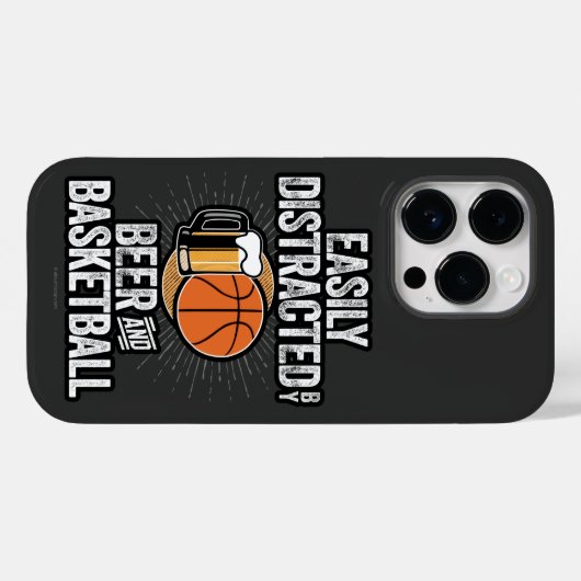 Beer und Basketballkastenmatte lassen sich leicht  Case-Mate iPhone Hülle (Rückseite (Horizontal))