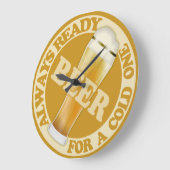 BEER-Wanduhren Große Wanduhr (Winkel)