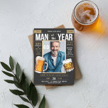 Beer Whiskey Magazine Funny Men Birthday Foto Einladung<br><div class="desc">Feiern Sie stilvoll mit dieser lustigen, bierbezogenen Geburtstagsveranstaltung, die wie ein personalisiertes Magazin-Cover aussieht! Mit dem Foto des Geburtstags, der mutigen Typografie und den unglaublich witzig Schlagzeilen eignet sich dieses Party hervorragend für einen Geburtstag, 30., 40., 50. Geburtstag eines Mannes oder eine andere Altersfeier. Ideal für Bier- und Whisky-Liebhaber, Party...</div>