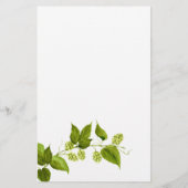 Beer Willow Greenery Gold Geometric Bridal Bingo (Rückseite)