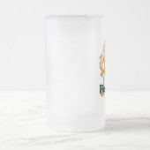 Beercat mattierter Stein Mattglas Bierglas (Mittel)