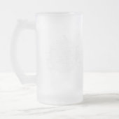 Beercat mattierter Stein Mattglas Bierglas (Links)