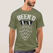 Beerd Hop Bart Funny Craft Bierbraun Lover trinken T-Shirt (Vorderseite)