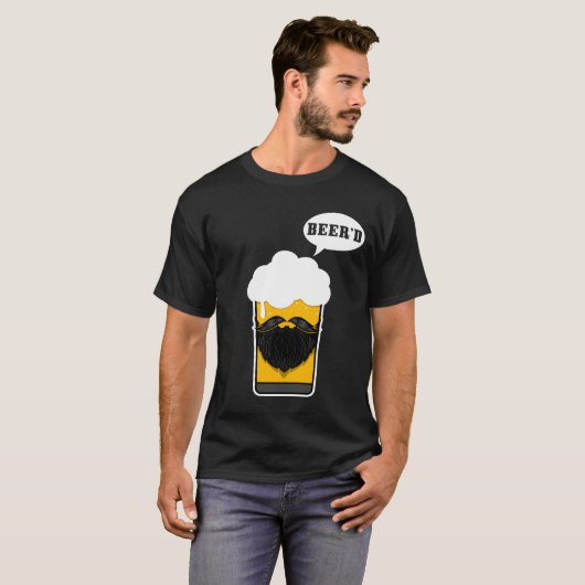 Beer'd lustiger T - Shirt (Vorne ganz)