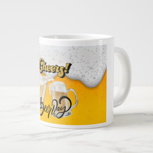 Beerday Jumbo-Tasse (Vorderseite Rechts)