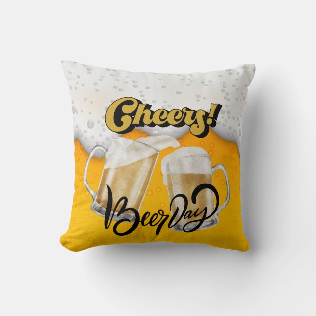 Beerday Kissen (Vorderseite)