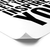 Beerdigen Sie Ihre Fehler nicht | Inspiration Zita Poster (Ecke)