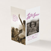 Beerdigen Sie unsere Herzen für immer violett Foto (Vorderseite)