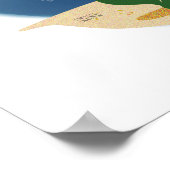 Beerdigter Hai Poster (Ecke)