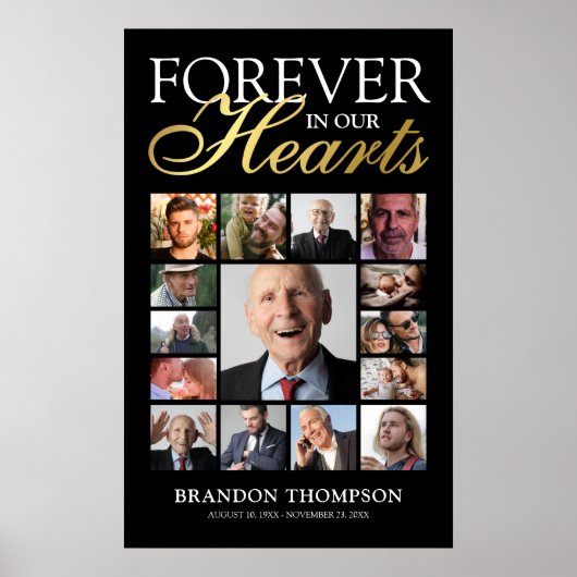 Beerdigung 15 Foto Gedenkstätte Poster (Vorne)