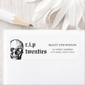 Beerdigung 30. RIP Zwanziger 20. Sonniger Schädel (Insitu)