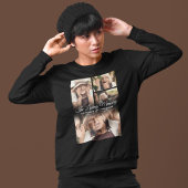 Beerdigung 4 Foto in Liebe Erinnerung Sweatshirt