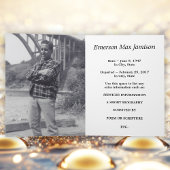 Beerdigung Ankündigung : elegantes Kreuz