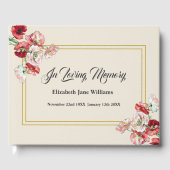 Beerdigung | Aquarellmücken Gästebuch (Vorderseite)