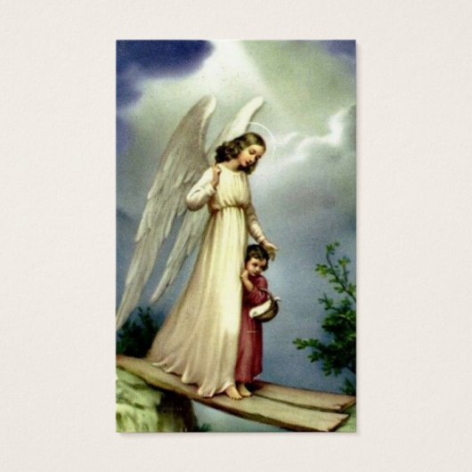 Beerdigung Arch Angel Michael Gebet Sympathiekarte (Vorderseite)