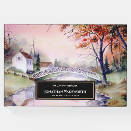 Beerdigung Arched Bridge New England Landschaft Gästebuch