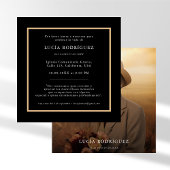 Beerdigung auf Spanisch | Espanol Memorial Foto Bl Einladung