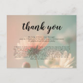 Beerdigung Beileid Danke Karte (Vorderseite)