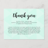 Beerdigung Beileid Danke Karte (Vorderseite)