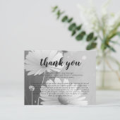 Beerdigung Beileid Danke Karte (Stehend Vorderseite)