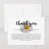 Beerdigung Beileid Danke Karte (Vorne/Hinten)