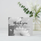 Beerdigung Beileid Danke Karte (Stehend Vorderseite)