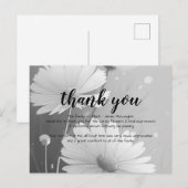 Beerdigung Beileid Danke Karte (Vorne/Hinten)