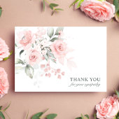 Beerdigung Beileid Danke Pink Watercolor Floral