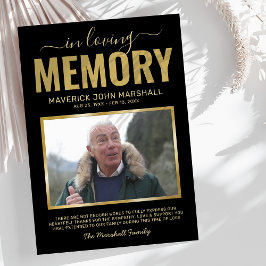 Beerdigung Beileid Foto Dankeskarte