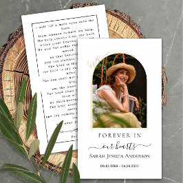 Beerdigung Beileid Foto Gedenkkarte Visitenkarte