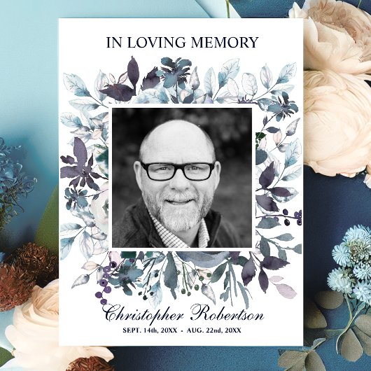 Beerdigung Beileid Gedicht Gebet Danke | Blau