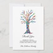 Beerdigung Beileid Vielen Dank Foto-Karte Einladung (Vorderseite)